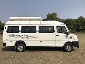 16 seater tempo traveller hire