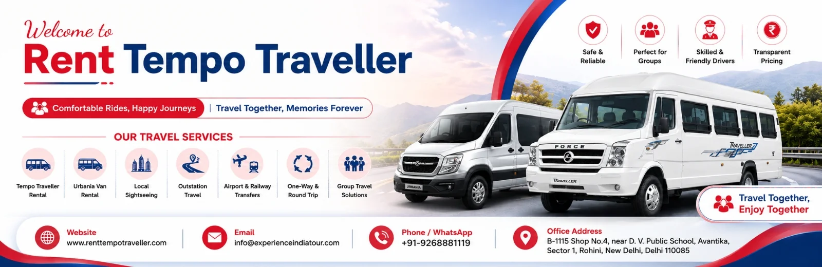 About Rent Tempo Traveller