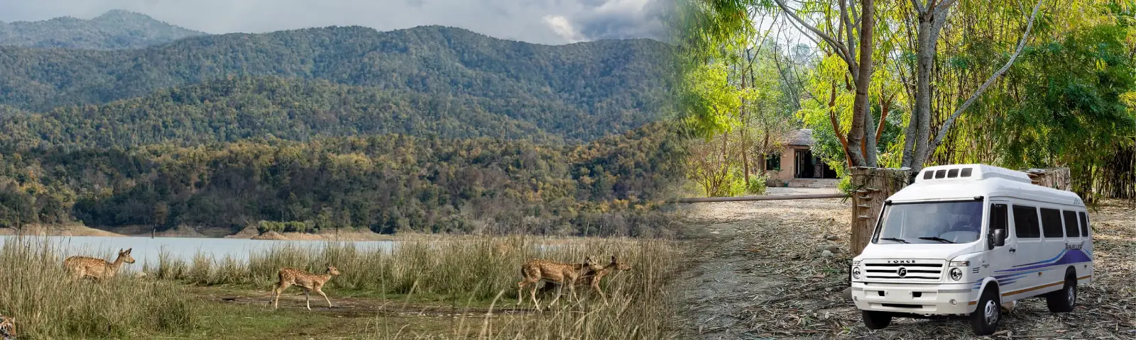 Delhi to Jim Corbett Tempo Traveller