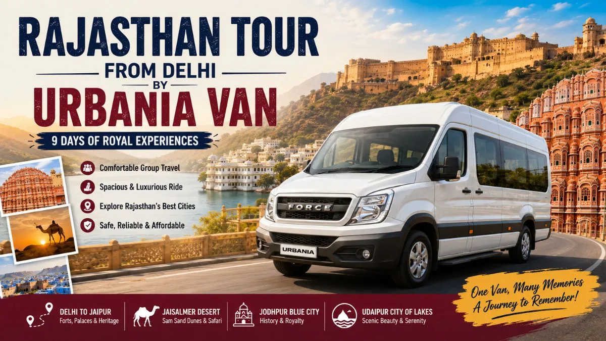 Luxury Rajasthan Tour from Delhi by Urbania Van