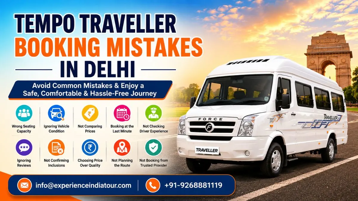 tempo traveller booking mistakes in delhi