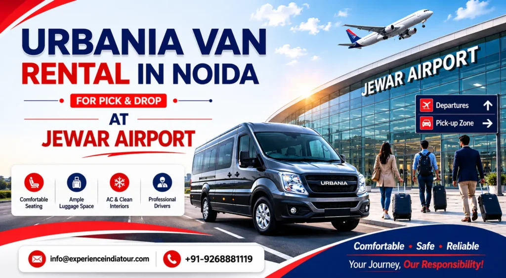 urbania van hire in jewar airport