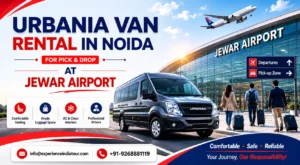 urbania van hire in jewar airport