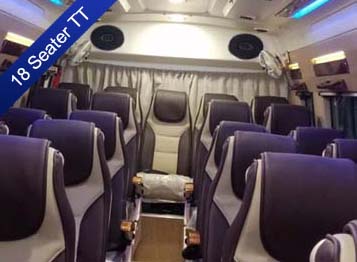 16 seater Luxury tempo traveller hire delhi