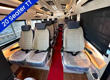 20 seater maharaja tempo traveller hire