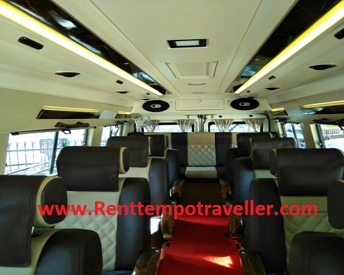 Maharaja Tempo Traveller Luxury Seating Plan