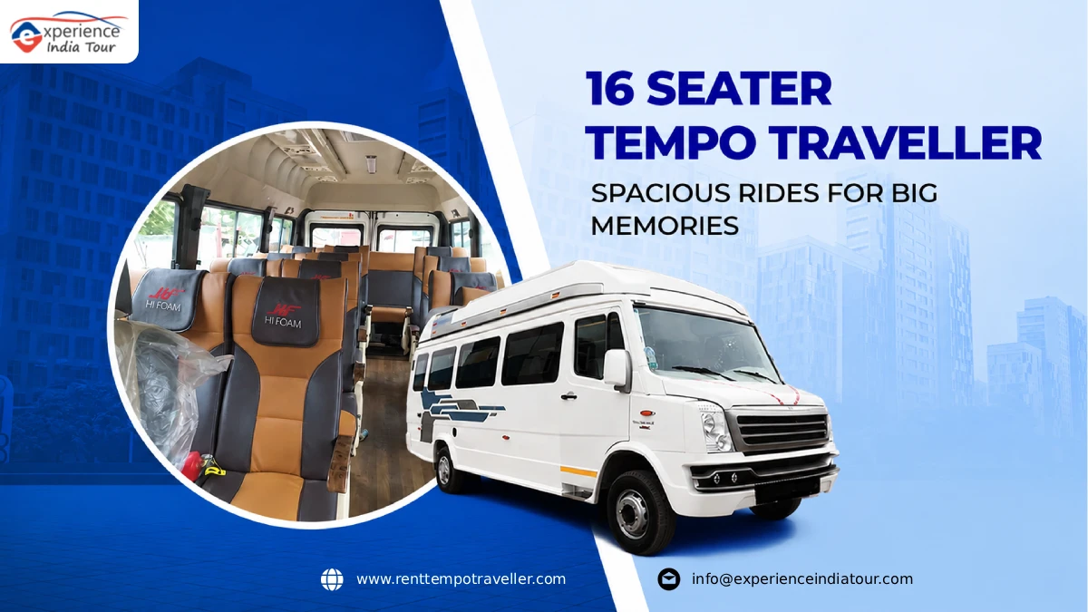 16 Seater Tempo Traveller on Rent