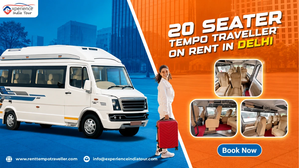20 Seater Tempo Traveller on Rent in Delhi