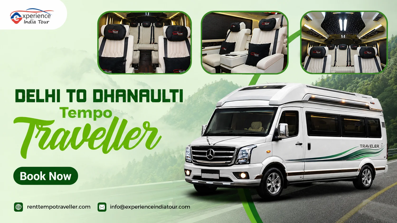 Delhi to Dhanaulti Tour by Tempo Traveller