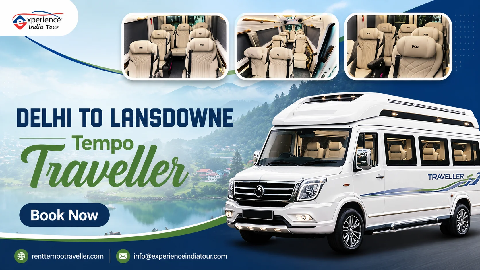 Delhi to Lansdowne Tour by Tempo Traveller