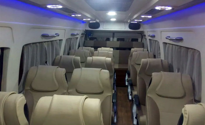 tempo traveller 20 seater on rent